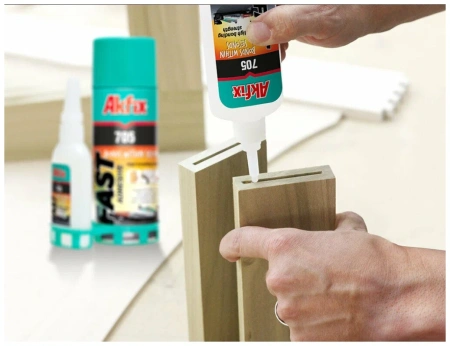 ДВУХКОМПОНЕНТНЫЙ МДВ КЛЕЙ АКФИКС AKFIX 400МЛ